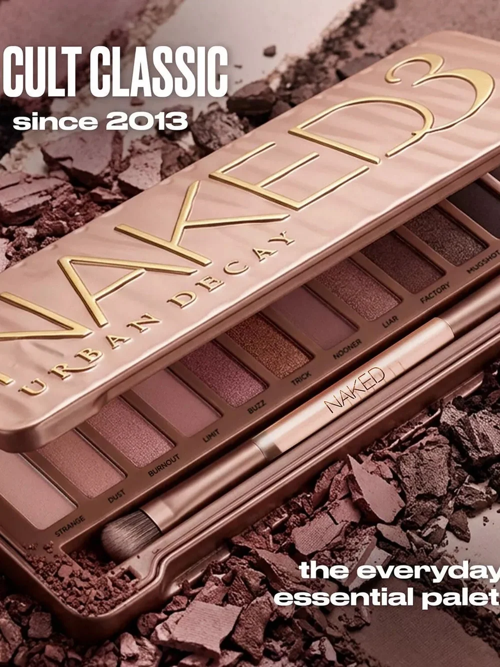 URBAN DECAY NAKED 3 SOFT PINK EYESHADOW PALETTE